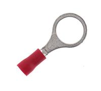 SeKi 14014 Lot de 25 cosses de câble isolées 0,5 à 1,5 mm² M10 Rouge