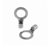 SeKi 14050 Lot de 25 cosses de câble à bague Argenté 6-10 mm