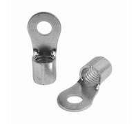 SeKi 14074 Lot de 10 cosses de câble à anneaux M10 Argenté 70-95 mm