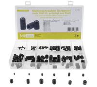 SeKi 17456 Assortiment de 160 vis sans tête M3 M4 M5 M6 M8 M10 Taille en pouces