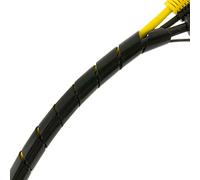 Seki Bande Spirale 4-50 mm - 10 m - Noir - Flexible - Protection de câble - pour regrouper Les câbles