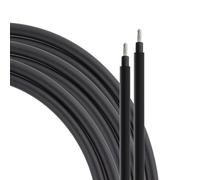 SeKi Câble solaire 4 mm² 100 m H1Z2Z2-K noir PV pour panneaux solaires jusqu'à 1500 V Double isolation Flexible Bobine de câble en cuivre pur