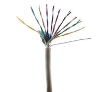 SeKi Câble téléphonique 10 x 2 x 0,6 mm J-Y(ST) Y 50 m rond pour montage encastré, câble d'installation de télécommunications 20 fils