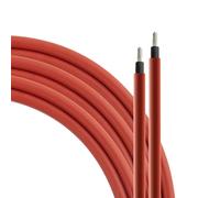 SeKi H1Z2Z2-K Câble solaire en cuivre pur pour panneaux solaires jusqu'à 1500 V 4 mm² 50 m Rouge