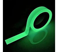 SeKi Ruban adhésif fluorescent auto-phosphorescent - 15 mm x 10 m - Ruban de marquage phosphorescent phosphore - Bande réfléchissante autocollante