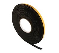 SeKi Ruban d'étanchéité en EPDM autocollant - 10 x 2 mm - 10 m - Noir