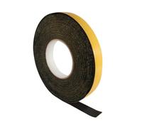 SeKi Ruban d'étanchéité en EPDM autocollant - 20 x 4 mm - 10 m - Noir