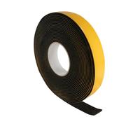 SeKi Ruban d'étanchéité en EPDM autocollant - 30 x 3 mm - 10 m - Noir
