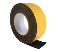 SeKi Ruban d'étanchéité en EPDM autocollant - 50 x 1 mm - 10 m - Noir
