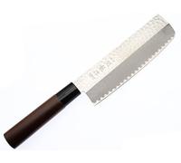 SekiRyu Couteau Japonais Nakiri Lame Martelée 16.5cm Couteaux de Cuisine Fabriqué au Japon