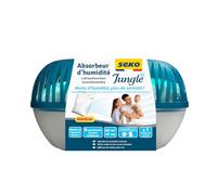 SEKO - Absorbeur d'Humidité Jungle XL + Recharge Sachet 1 kg | Assainit & Rafraîchit l'Air - Action Rapide - Protège 40 m² Jusqu'à 6 Semaines - Recharge Incluse