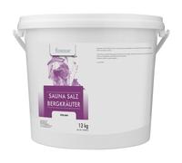 Sel de sauna exfoliant finesse®, herbes de montagne, 13 kg