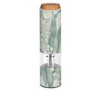 Sel et poivre électrique Vert Carillon à vent Fleurs