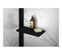 Select + Étagère tablette pour montage sur profilé mural, sans perçage, Noir (SL2101123)