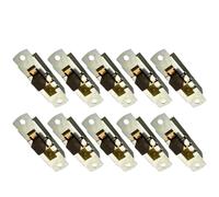 Sélecteur coulissant de réparation 10 broches 4 positions AC 250 V 8 A pour les travaux de contrôle des fonctions des petits appareils, boîtier de terminal en métal, composant de contrôle du sélecteur