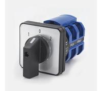 Sélecteur Rotatif à Came Universel LW26-63A 220V - 8 bornes 3 Positions 1-0-2 Commutateur Inverseur TopHomer