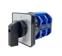 Sélecteur universel monté sur Rail 63A LW26-63/2, Circuit de commande de sélection à deux pôles, commutateur à came rotatif(1234)