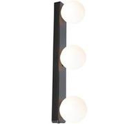 Selection Bathroom Applique Gove IP44 G9 230V max. 3x20W gradable Noir mat#Satiné Noir mat