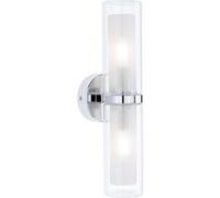 Paulmann Applique murale Luena 71077 – IP44 E14 2x20W dimmable – Chrome