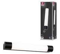Sdb Applique Orgon 440mm 7,5w 980lm 3000k Prise Intégrée Noir Ip44 230v