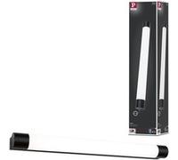 Sdb Applique Orgon 700mm 10,5w 1400lm 3000k Prise Intégrée Noir Ip44 230v