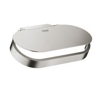 GROHE Dérouleur de papier toilette mural Selection 41069DC0 métal avec couvercle Supersteel