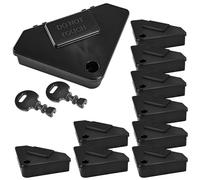 Sélection Piège à Souris Jardin appât boîte appât boîte appât Station pour Souris Poison Souris appât boîte appât Campagnol Petigi, Nombre:10