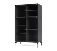 Montana Vitrine Ripple III 69.6x117.6x38 cm Anthracite-pieds Black