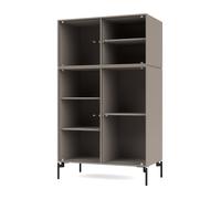 Montana Vitrine Ripple III 69.6x117.6x38 cm Truffle-pieds Black
