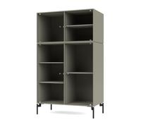 Montana Vitrine Ripple III 69.6x117.6x38 cm Fennel-pieds Black