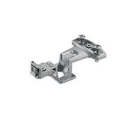 Selekta Pro 2000 Charnière de base 230° Surface 6,5 mm avec manchons expansibles nickelés
