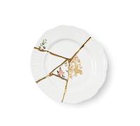 Seletti Kintsugi Assiette à fruits en porcelaine et or 24 carats mod. 2 | Piatto da Dessert Kintsugi Seletti in Porcellana e Oro - Design MarcantonioIl Piatto da Dessert Kintsugi di Seletti, firmat