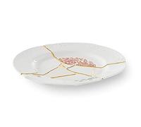 Seletti Kintsugi Assiette plate en porcelaine et or 24 carats plat mod. 1 | Piatto Piano Kintsugi n°1 Seletti in Porcellana e Oro - Design MarcantonioIl Piatto Piano Kintsugi n°1 di Seletti, disegnat