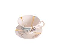 SELETTI Kintsugi Tea Cup with Saucer n°3