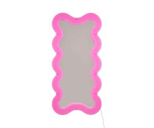 Seletti - Miroir lumineux avec prise Rose
