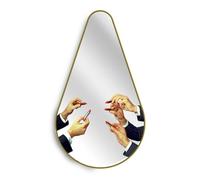 Seletti - Miroir mural Or