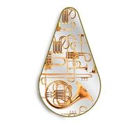 Seletti - Miroir mural Or
