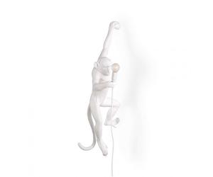 Seletti Monkey Applique Murale Gauche Suspendue Blanc