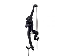 Seletti Monkey Applique Murale Gauche Suspendue Noir Extérieur