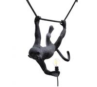 Seletti Monkey Swing Suspension Noir Extérieur