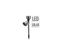 Self Import Agencies LAMPE SOLAIRE MINI INOX - 5X6CM - 1XAAA PILE REMPLACEABLE INCLUSE - 12PCS/DISPLAY
