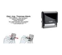 Tampon pour texte Printy 4915 4.0, 7 lignes, noir