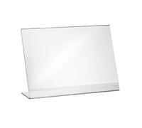 Sellon24 L Support paysage A3 A4 A5 A6 Présentoir à prospectus en verre acrylique (LA4 paysage)