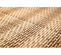Sellon24 Revêtement de balcon en rotin polyéthylène - Tenture de balcon - Protection contre le vent - Tapis pour balcon, terrasse, jardin (17,99€/m2) (RD08 Paille, 100)