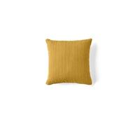 Selma - coussin - en velours côtelé - 40x40 cm - Jaune