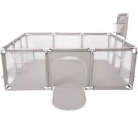 Selonis parc pour enfants grand terrain de jeu sans balles parc pour enfants, gris