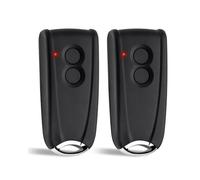 Selridasia Lot de 2 télécommandes d'ouverture de garage 433,92 MHz pour Hörmann EcoStar RSC2-433 RSE2-433 RSZ1-433, télécommande de porte de garage pour Liftronic 500 700 800, Portronic D2500 D5000