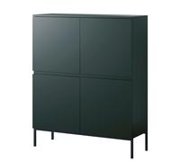 Selsey BEMMI Buffets, Melamine, Vert foncé, 100 cm