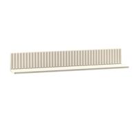 Selsey Caletto Étagère Murale, Beige, 120 x 20 x 18 cm, Plaque laminée résistante à l'humidité, Bords ABS Robustes, Design Moderne, avec lamelles, pour Cuisine, Salle de Bain, Salon, Bureau, Montage