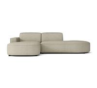 SELSEY - Canapé d'angle en L, 3 places, côté gauche Sallmo - 276 cm - Chenille Grege